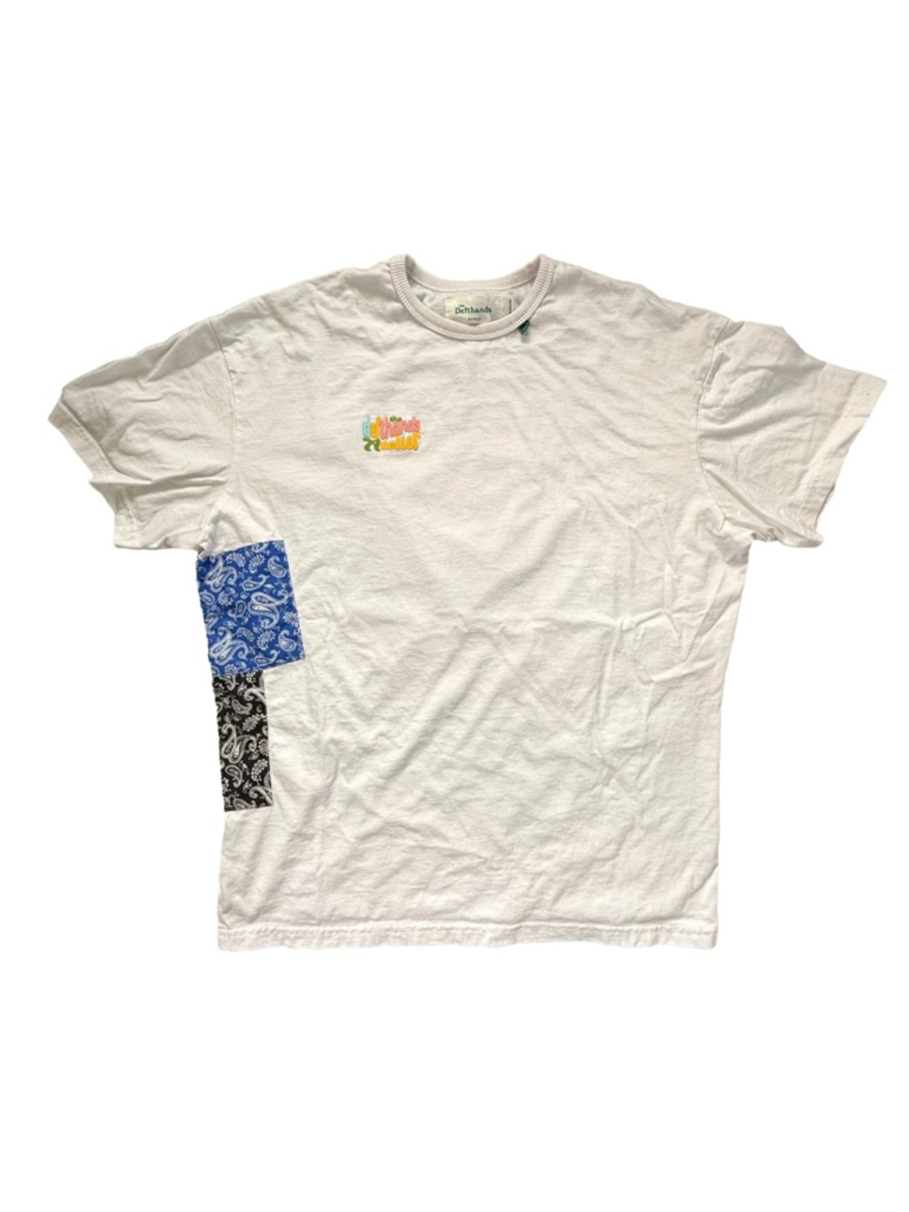 The Defthands Atelier Portland Paisley Patch Tee - Medium